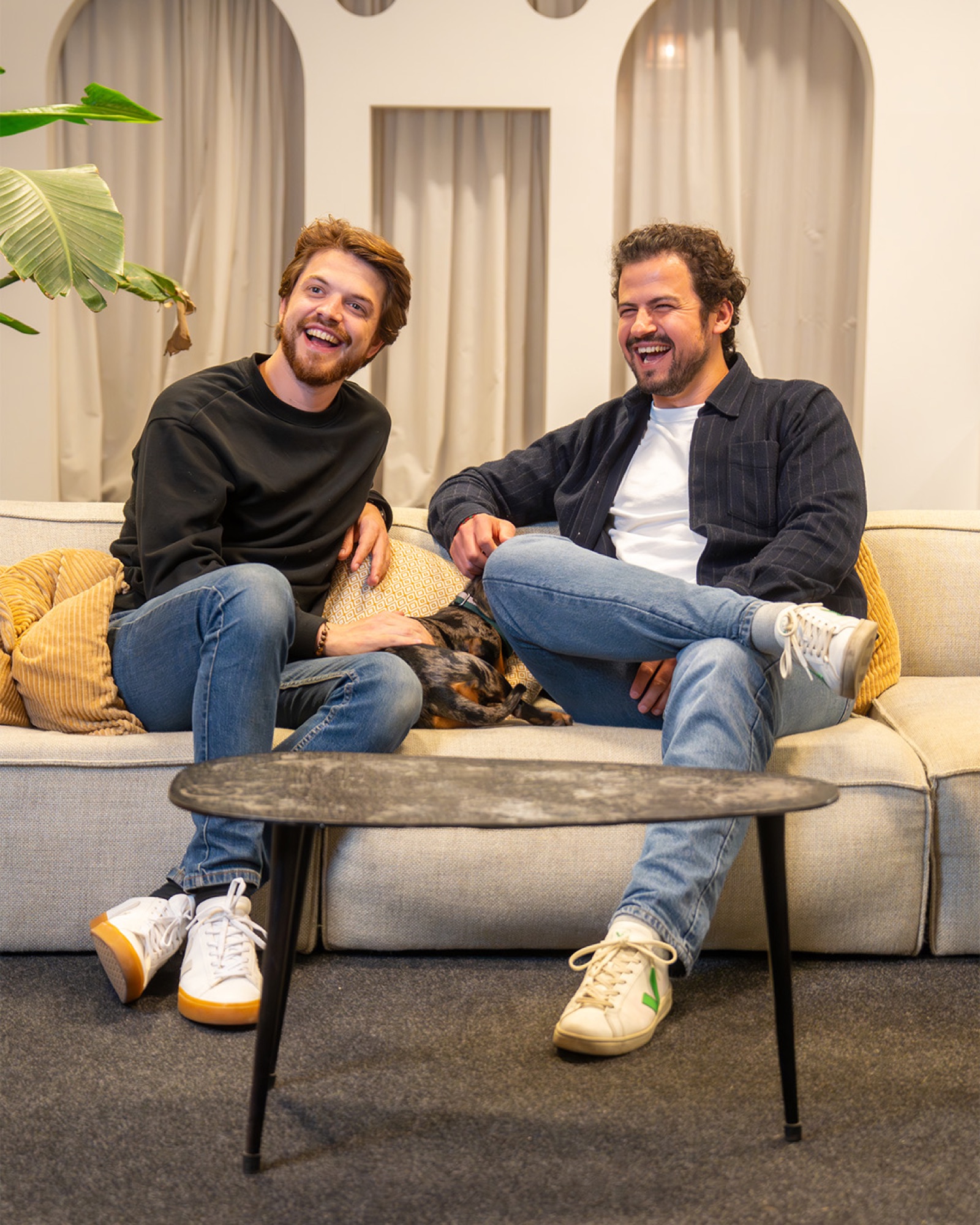 Humgy-members in de coworkingruimte