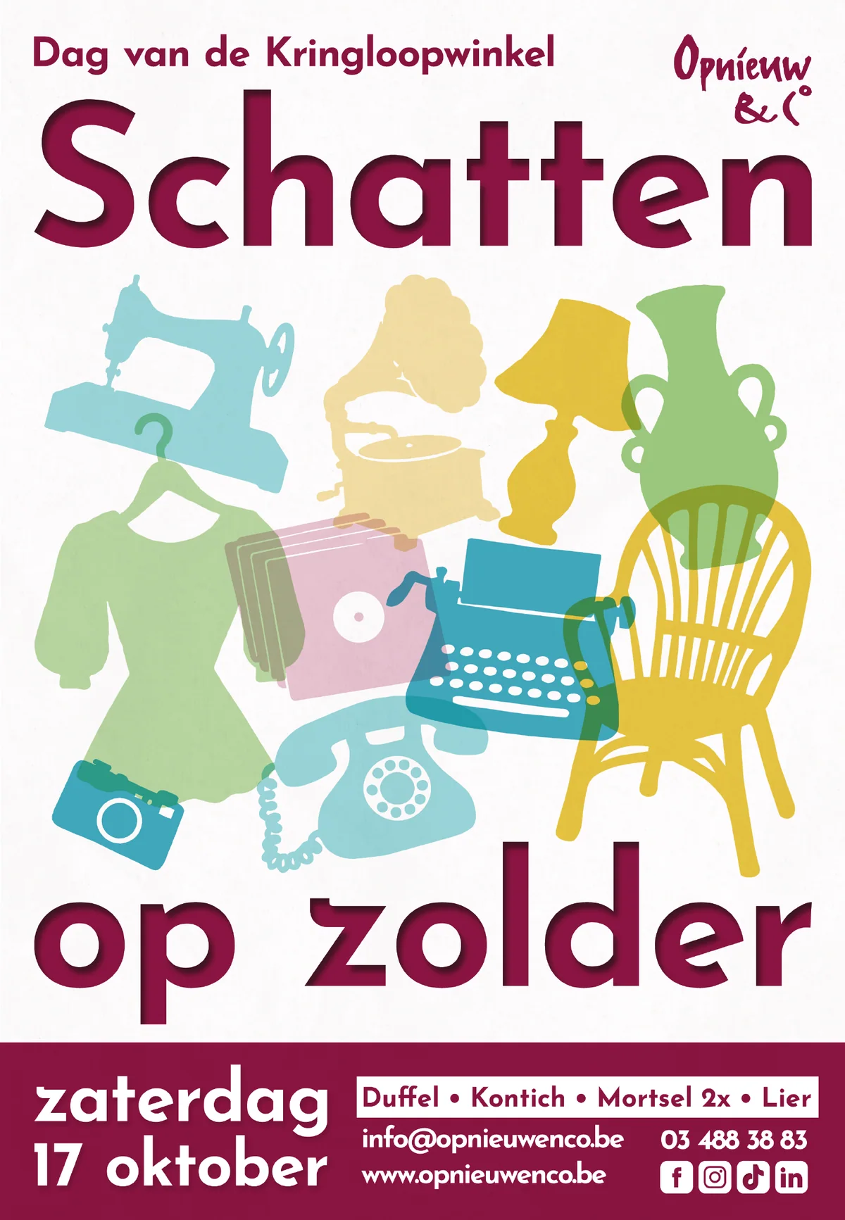 Affiche voor de Dag van de Kringloopwinkel 2026