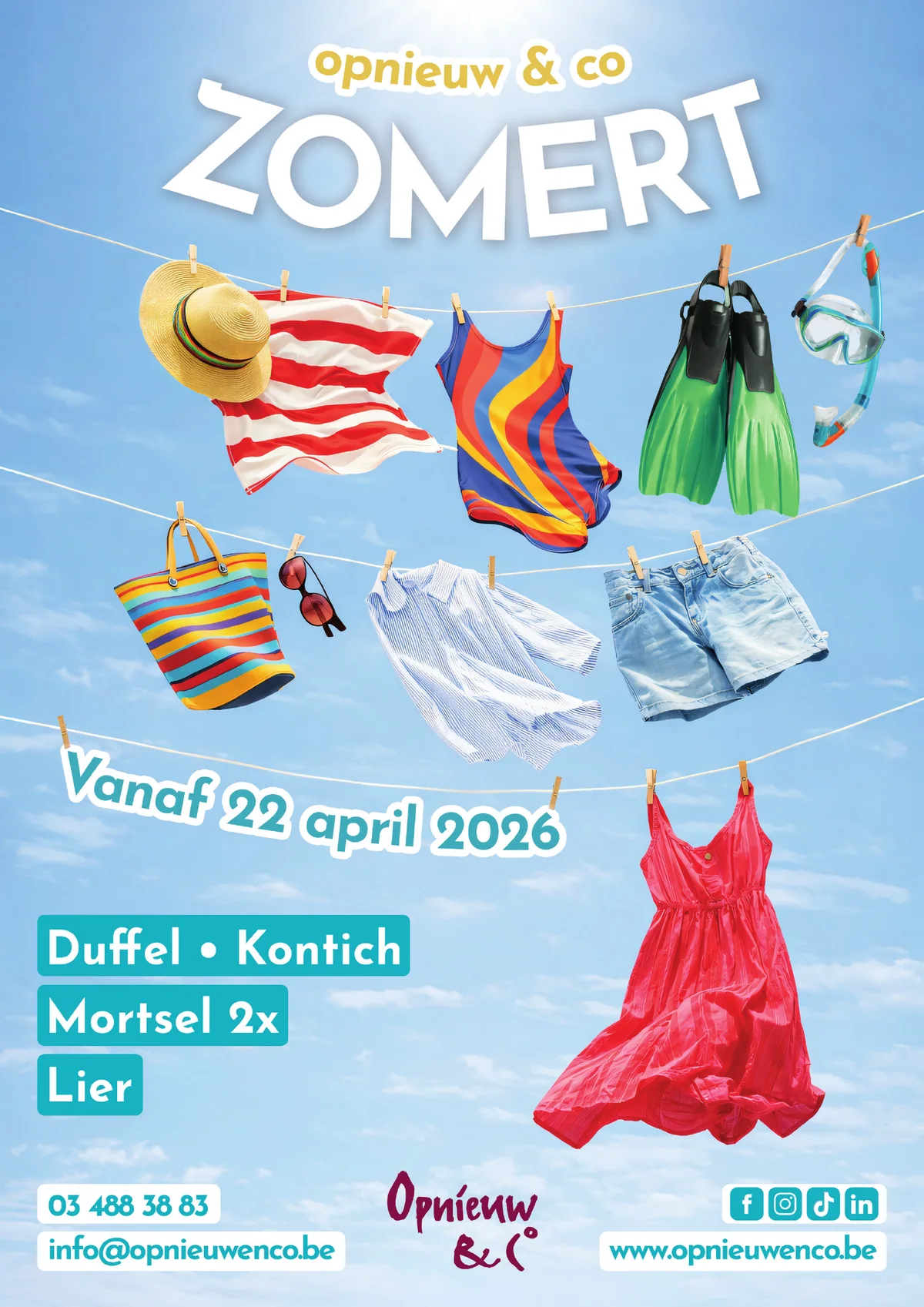Zomert-campagne van Opnieuw & Co uit 2026