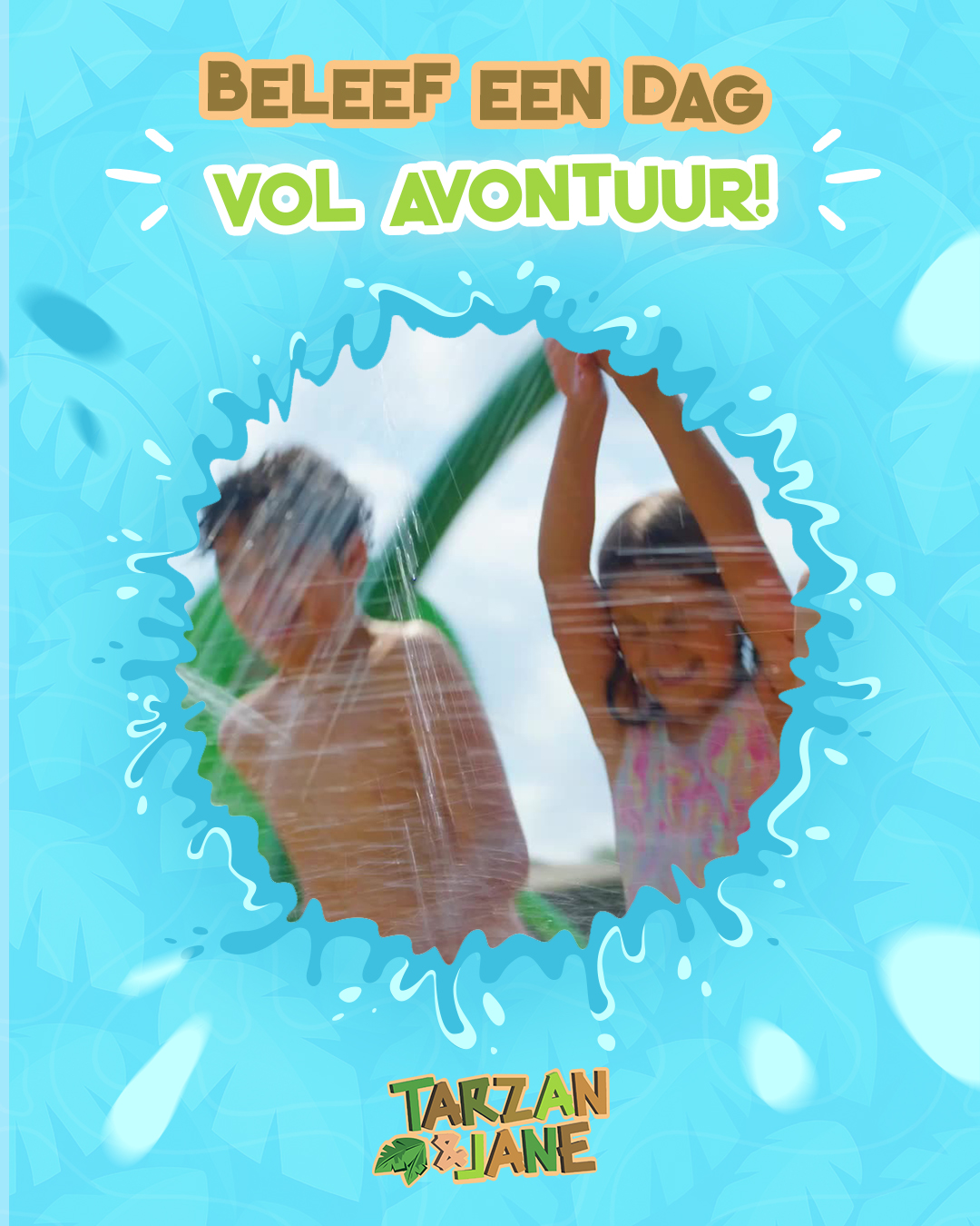 Design voor het waterspraypark van Tarzan & Jane: beleef een dag vol avontuur.
