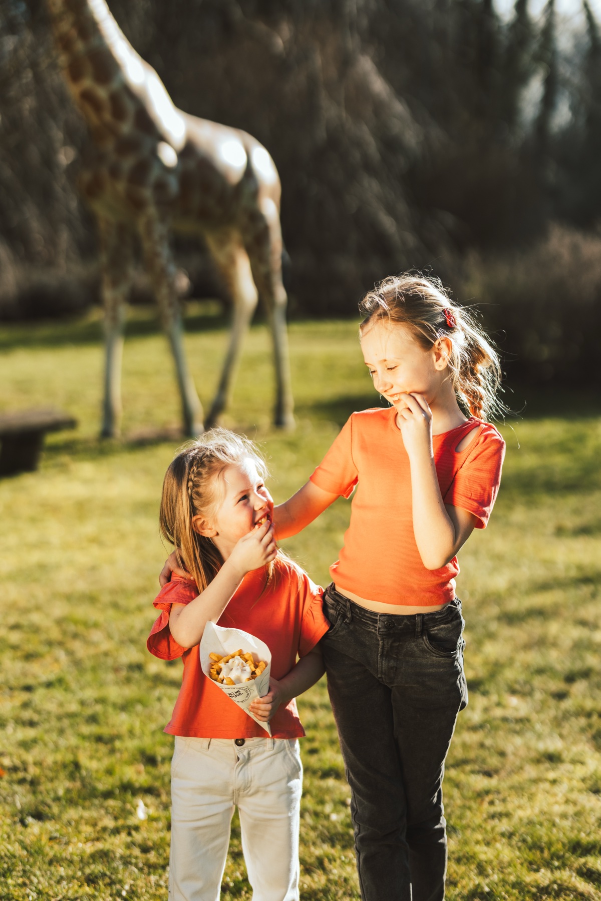 Kinderen buiten bij Tarzan & Jane